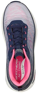 (Women) Skechers Max Cushioning Arch Fit 'Grey Blue' 128312-NVPK Shop (Women) Skechers Max Cushioning Arch Fit 'Grey Blue' 128312-NVPK