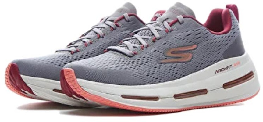(Women) Skechers Max Cushioning Arch Fit 'Grey Low-Top' 129316-GYBU Lookbook (Women) Skechers Max Cushioning Arch Fit 'Grey Low-Top' 129316-GYBU