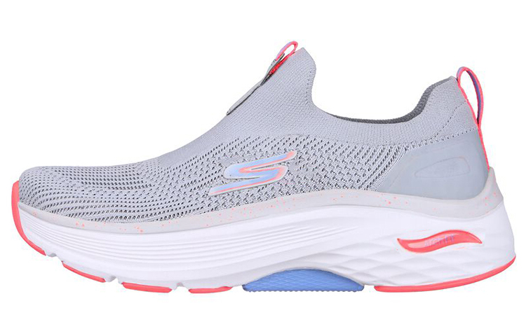 (Women) Skechers Max Cushioning Arch Fit 'Grey Pink' 128307-GYPK