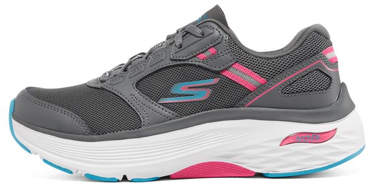 women-skechers-max-cushioning-arch-fit-grey-pink-128301-gypk