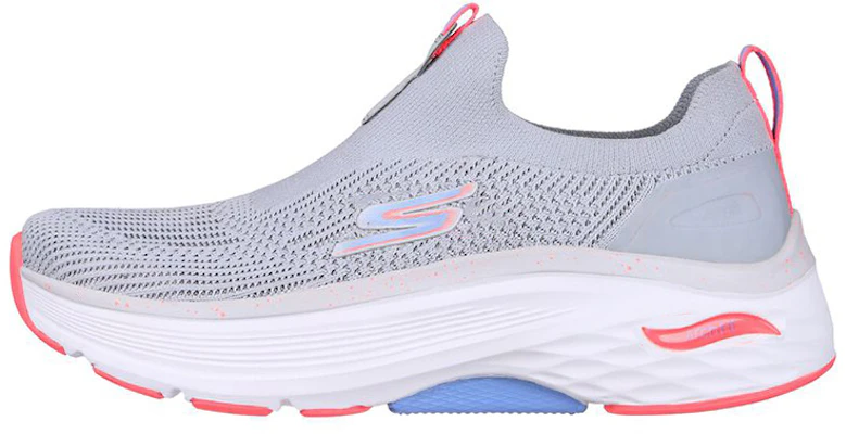(Women) Skechers Max Cushioning Arch Fit 'Grey Pink' 128307-GYPK Buy (Women) Skechers Max Cushioning Arch Fit 'Grey Pink' 128307-GYPK