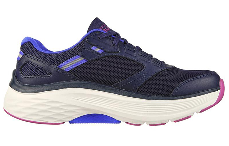 Order (W) Skechers Max Bantalan Arch Fit 'Biru Dongker' 128301-NVPR