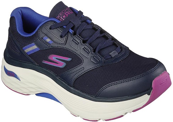(Women) Skechers Max Cushioning Arch Fit 'Navy Blue' 128301-NVPR Lookbook (Women) Skechers Max Cushioning Arch Fit 'Navy Blue' 128301-NVPR