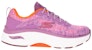 (W) Skechers Max Cushioning Arch Fit 'Merah Jambu Ungu' 128313-PKOR