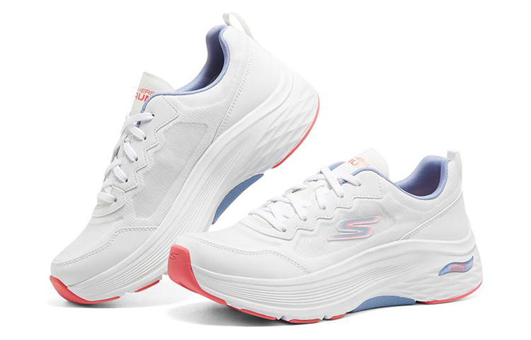 Lookbook (W) Skechers Max Cushioning Arch Fit ''Wit'' 128300-WPKB