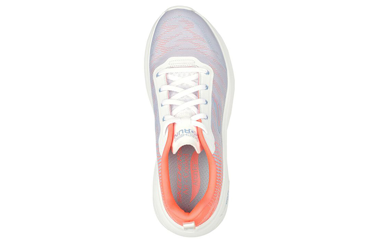 Shop (Women) Skechers Max Cushioning Arch Fit 'White Red' 128312-WMLT