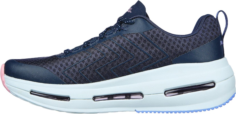 (Women) Skechers Max Cushioning Arch Fit Air 'Breezy Summer Blue Purple' 129315-NVLV Buy (Women) Skechers Max Cushioning Arch Fit Air 'Breezy Summer Blue Purple' 129315-NVLV