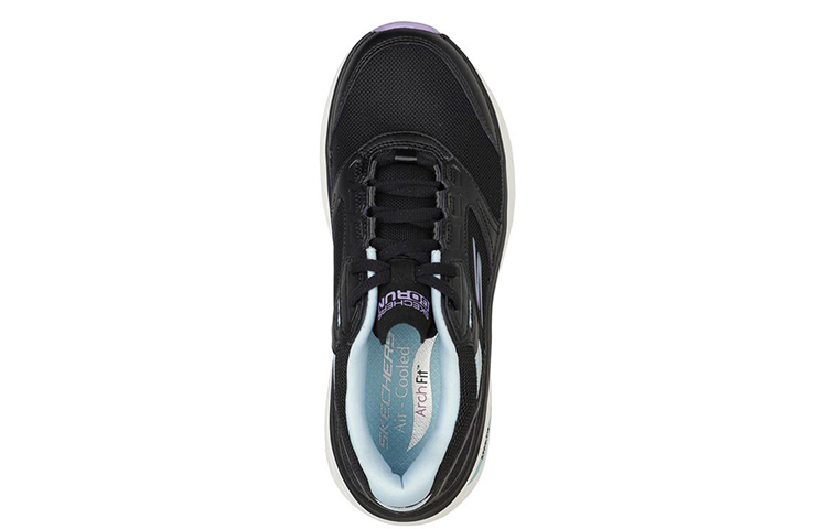 Shop (W) Skechers Max Cushioning Arch Fit Lage Hardloopschoenen Zwart 128301-BKAQ