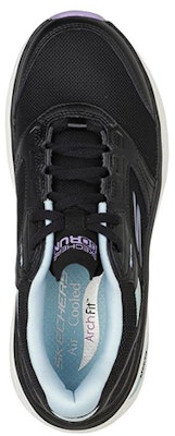 (Women) Skechers Max Cushioning Arch Fit Low-Top Running Shoes Black 128301-BKAQ Shop (Women) Skechers Max Cushioning Arch Fit Low-Top Running Shoes Black 128301-BKAQ