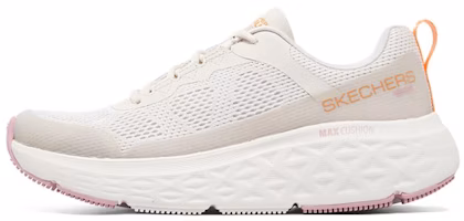 (Women) Skechers Max Cushioning Delta 'White Beige' 129116-NTPK (Women) Skechers Max Cushioning Delta 'White Beige' 129116-NTPK