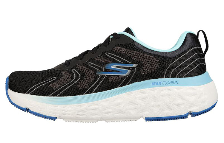 (Women) Skechers Max Cushioning Delta 'Black Blue' 129120-BKBL