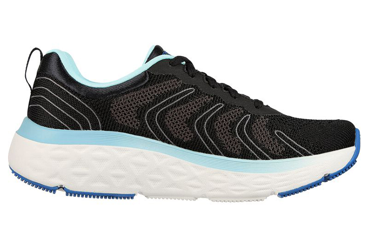 Order (Women) Skechers Max Cushioning Delta 'Black Blue' 129120-BKBL