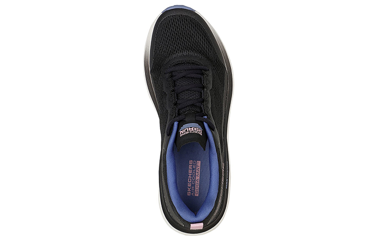 Lookbook (W) Skechers Max Cushioning Delta 'Hitam Biru' 129116-BKBL