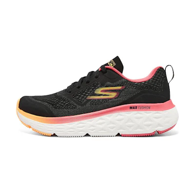 (W) Skechers Max Cushioning Delta 'Black Pink'