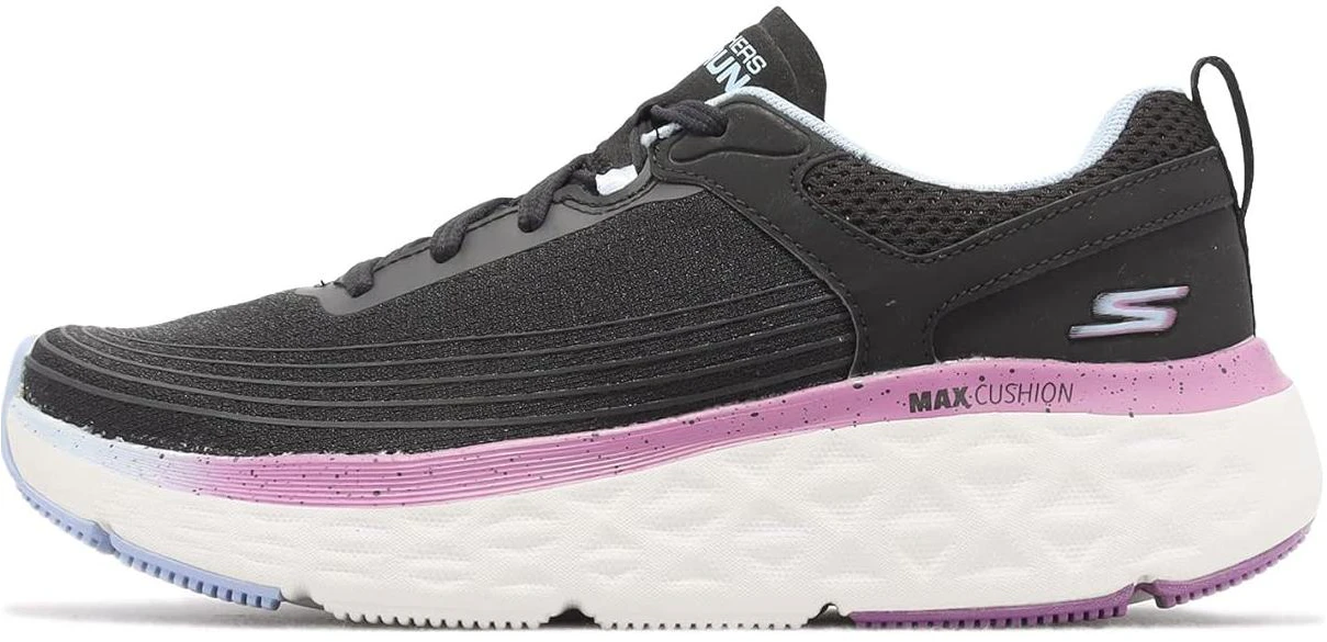 women-skechers-max-cushioning-delta-black-purple-129118-bkbl
