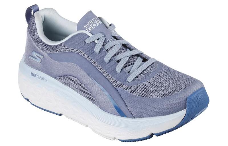 Lookbook Skechers Max Cushioning Delta 減震防滑耐磨 低帮 跑步鞋 女款 藍
