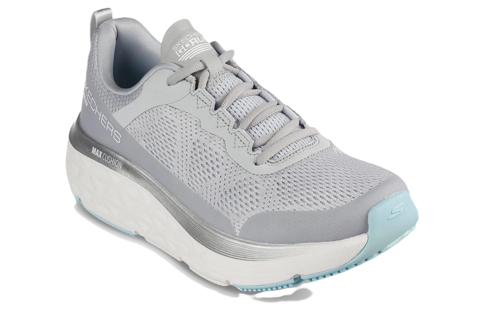 Lookbook (Women) Skechers Max Cushioning Delta 'Grey Blue' 129116-GYBL
