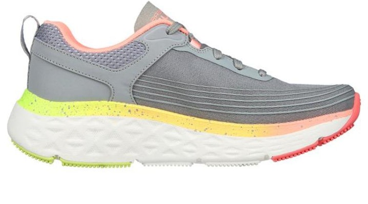 Skechers Max Cushioning Delta 減震防滑耐磨 低筒 跑鞋 女款 灰黃 Order Skechers Max Cushioning Delta 減震防滑耐磨 低筒 跑鞋 女款 灰黃