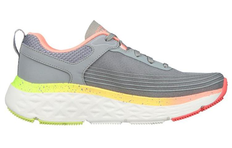 Order (Women) Skechers Max Cushioning Delta 'Grey Yellow' 129118-GYCL