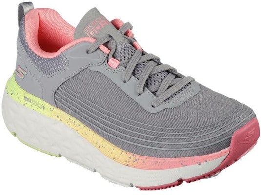Skechers Max Cushioning Delta 減震防滑耐磨 低筒 跑鞋 女款 灰黃 Lookbook Skechers Max Cushioning Delta 減震防滑耐磨 低筒 跑鞋 女款 灰黃