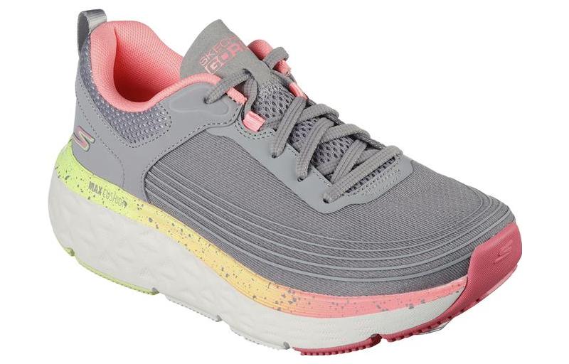 Lookbook (Women) Skechers Max Cushioning Delta 'Grey Yellow' 129118-GYCL