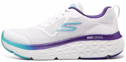 (Women) Skechers Max Cushioning Delta 'White Purple Blue' 129126-WPR (Women) Skechers Max Cushioning Delta 'White Purple Blue' 129126-WPR