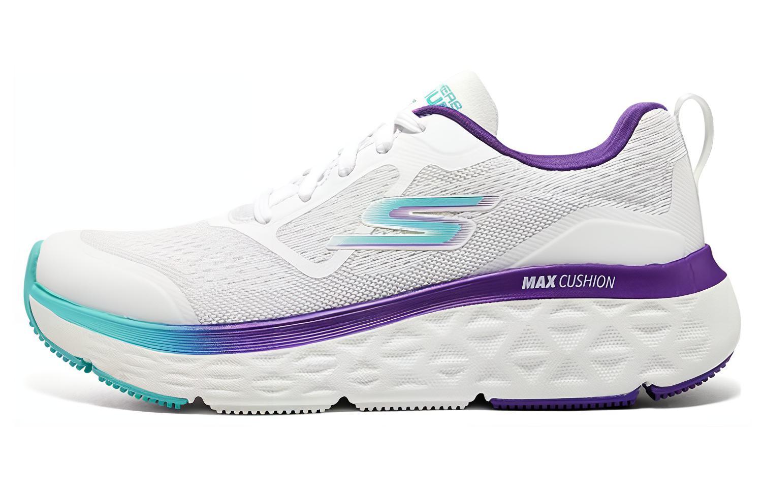 (Women) Skechers Max Cushioning Delta 'White Purple Blue' 129126-WPR