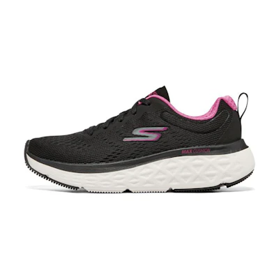 (W) Skechers Max Cushioning Delta Sunset 'Black Pink'