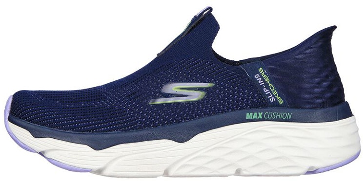 women-skechers-max-cushioning-el-blue-low-top-128571-nvlv