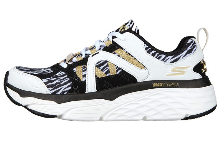 (W) Skechers Max Cushioning Elite-Pure 'Black White'
