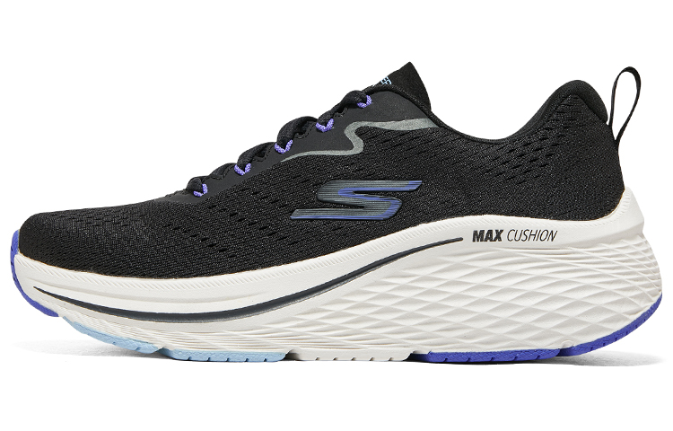 (Women) Skechers Max Cushioning Elite 2.0 'Black Purple' 129601-BKPR