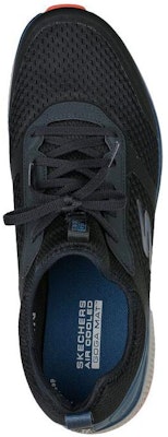 (W) Skechers Max Cushioning Elite 2.0 'Hitam Biru' 129614-BKMT Lookbook (W) Skechers Max Cushioning Elite 2.0 'Hitam Biru' 129614-BKMT