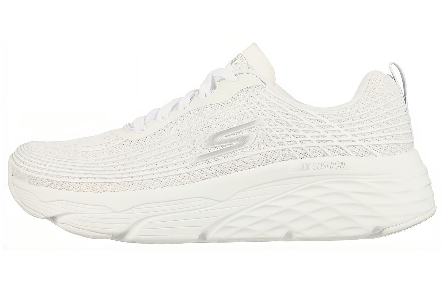 (Women) Skechers Max Cushioning Elite 'Beige' 17693-WHT