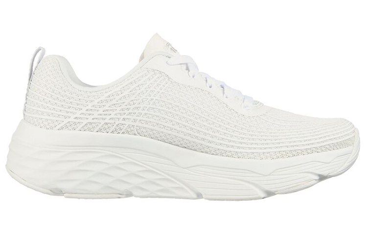Order (W) Skechers Max Cushioning Elite 'Beige' Kasut Lelaki/Wanita 17693-WHT