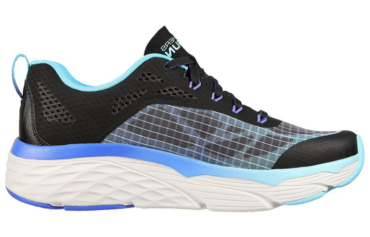 Order (W) Skechers Max Cushioning Elite 'Hitam Biru' 128261-BKAQ