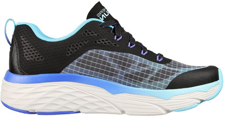 (W) 스케쳐스 맥스 쿠셔닝 엘리트 블랙/블루 (Skechers Max Cushioning Elite 블랙/블루) 128261-BKAQ Order (W) 스케쳐스 맥스 쿠셔닝 엘리트 블랙/블루 (Skechers Max Cushioning Elite 블랙/블루) 128261-BKAQ
