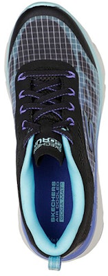 (W) 스케쳐스 맥스 쿠셔닝 엘리트 블랙/블루 (Skechers Max Cushioning Elite 블랙/블루) 128261-BKAQ Shop (W) 스케쳐스 맥스 쿠셔닝 엘리트 블랙/블루 (Skechers Max Cushioning Elite 블랙/블루) 128261-BKAQ