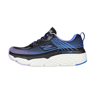 (W) Skechers Max Cushioning Elite 'Black Purple'