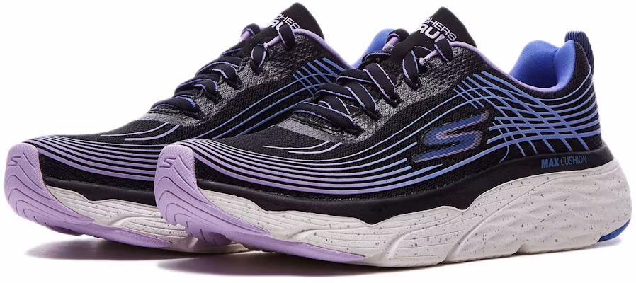 (W) 스케쳐스 맥스 쿠셔닝 엘리트 '블랙 퍼플' (Skechers Max Cushioning Elite 'Black Purple') 128563-BKPR Lookbook (W) 스케쳐스 맥스 쿠셔닝 엘리트 '블랙 퍼플' (Skechers Max Cushioning Elite 'Black Purple') 128563-BKPR