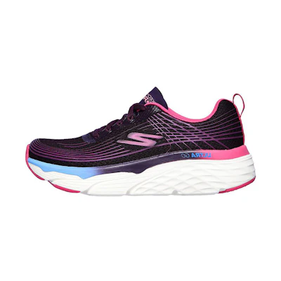 (W) Skechers Max Cushioning Elite 'Black Red'