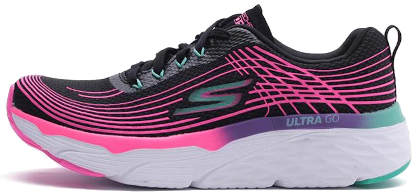 (W) Skechers Max Cushioning Elite Low-Top Hitam/Merah Muda 17699-BKMT Buy (W) Skechers Max Cushioning Elite Low-Top Hitam/Merah Muda 17699-BKMT