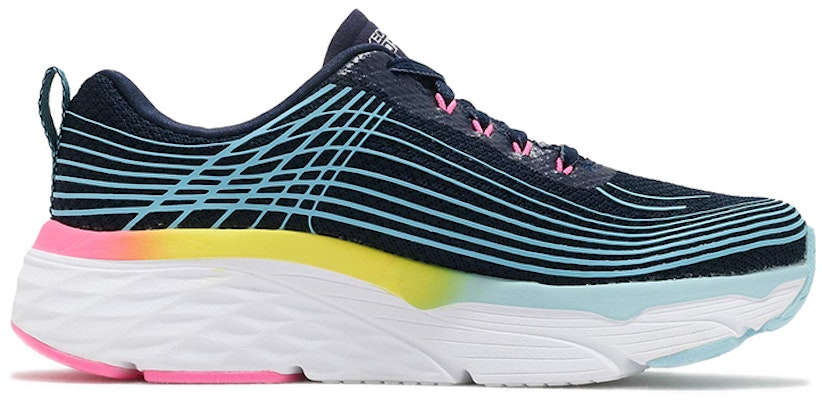 Skechers Max Cushioning Elite 耐磨防滑減震 低幫訓練鞋 女款 藍色 Order Skechers Max Cushioning Elite 耐磨防滑減震 低幫訓練鞋 女款 藍色