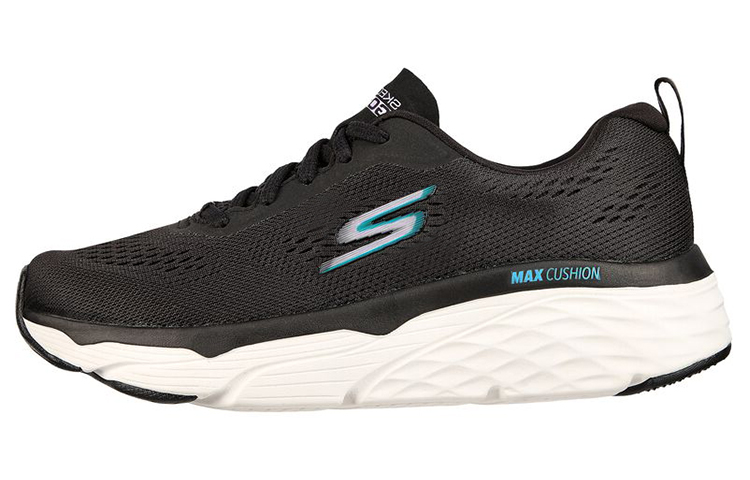 (Women) Skechers Max Cushioning Elite 'Destination Point Black' 128262-BLK