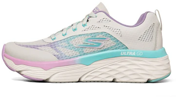 (Women) Skechers Max Cushioning Elite Low-Top Running Shoes Grey/Blue 128261-GYLV (Women) Skechers Max Cushioning Elite Low-Top Running Shoes Grey/Blue 128261-GYLV