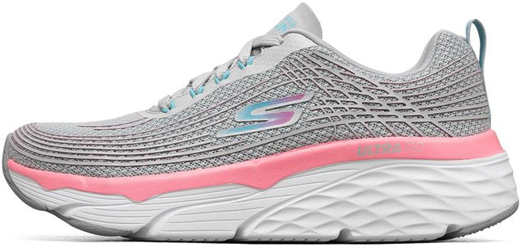 women-skechers-max-cushioning-elite-grey-pink-17693-gypk