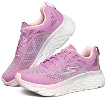 Lookbook Skechers Max Cushioning Elite 星邁 低筒 跑步鞋 女款 淡丁香色