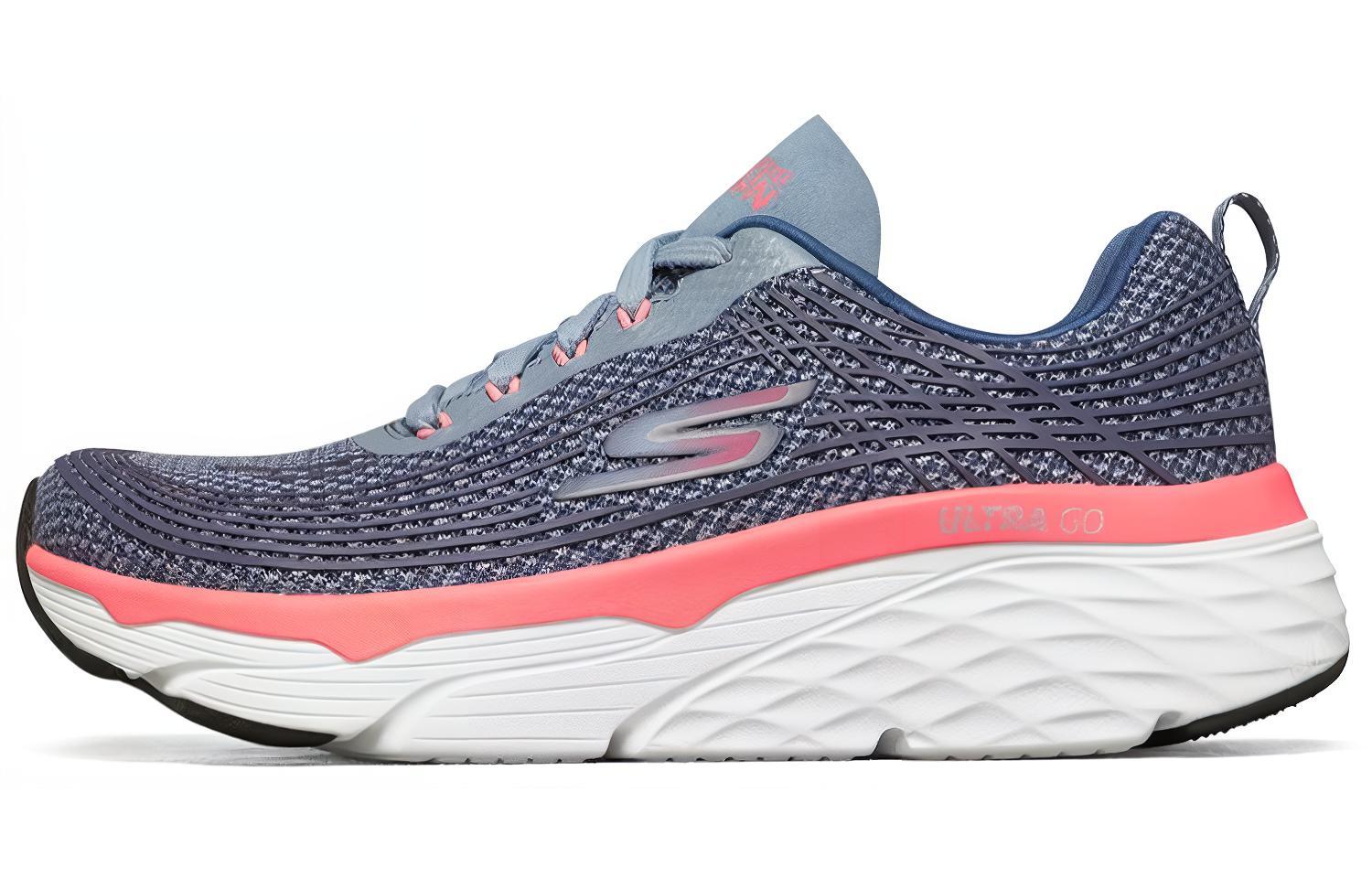 (Women) Skechers Max Cushioning Elite 'Navy Blue Pink White' 17693-PRPK