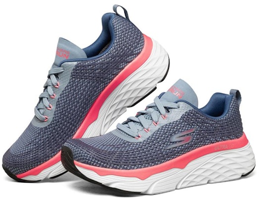 (W) Skechers Max Cushioning Elite 'Biru Navy Pink Putih' 17693-PRPK Lookbook (W) Skechers Max Cushioning Elite 'Biru Navy Pink Putih' 17693-PRPK