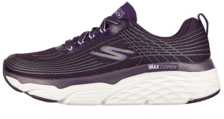 women-skechers-max-cushioning-elite-purple-comfort-low-top-trainer-17693-plum