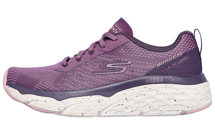(Women) Skechers Max Cushioning Elite 'Purple White' 128269-BURG